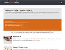 Tablet Screenshot of fathershelpingfathers.com